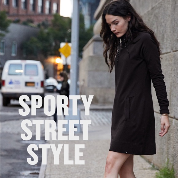 American Giant | Dresses | American Giant Hoodie Dress Super Black Sz S |  Poshmark